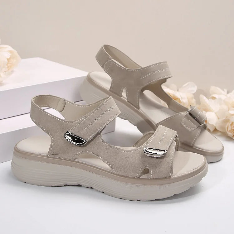 Orthopedic Sandals with Adjustable Straps and Cushioned Sole Sandals MyDresses