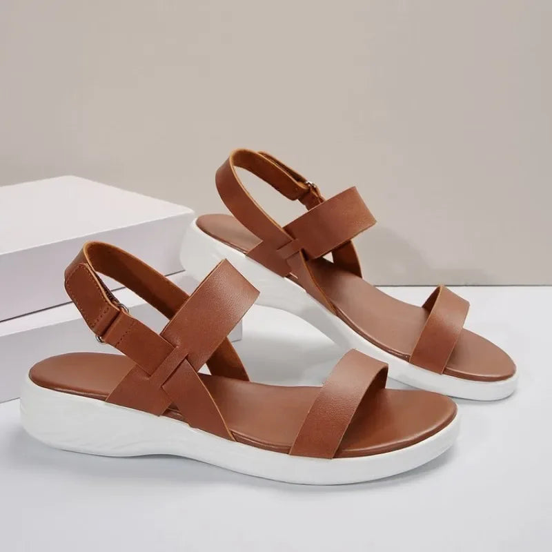 Adjustable Orthopedic Sandals with Contoured Footbed Sandals MyDresses