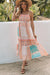 Boho Patchwork Print Square Neck Sundress Maxi Dresses MyDresses 